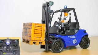 RC FORK-LIFT TRUCK UNBOXING!! RC MODEL FORK-LIFT TRUCK LINDE H 40D THW CARSON