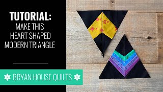 How to Make a Heart Modern Triangle