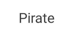 VERY EASY! How to turn words PIRATE into jack sparrow pirates of the caribbean