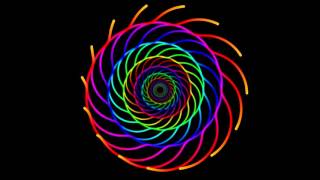 Processing (Java) - Video Feedback Loop Spiral 60 fps (Generative Art)