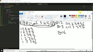 C Programming in Hindi Nested while Loop (Pattern) #2