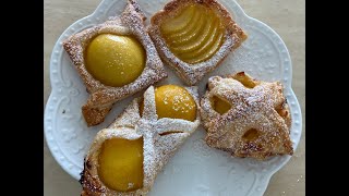 桃子油酥塔 Peach Puff Pastry