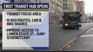 First transit hub opens for CDTA