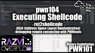 Shellcode Execution (ret2shellcode) - pwn104 - PWN101 | TryHackMe