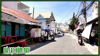 Tình hình Đà Lạt hôm nay - Dốc nhà Bò về Nguyễn Trung Trực C5, thanh bình yên tĩnh ở Tịnh Xá nhỏ