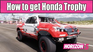 How to get the Honda Trophy in Forza Horizon 5