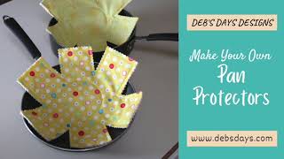 DIY Fabric Pan Protectors : Quick and Easy Sewing Tutorial