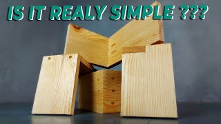 4 Simple wood corner joints / Woodworking joinery Hack & Tips