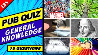 General Knowledge Quiz | Pub Trivia Quiz | Virtual Pub Quiz 2021 | 15 Trivia Questions \u0026 Answers