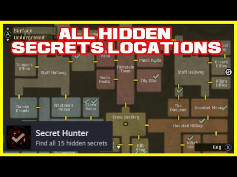 All 15 hidden secrets and the secret map Crow Country [GUIDE]