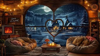 Cozy and romantic wooden cabin on Valentine's night | Enjoy the sweet, relaxing atmosphere ✨