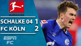 Matthew Hoppe scores again but Schalke lose match late vs. FC Köln | ESPN FC Bundesliga Highlights
