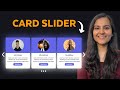 How to make Card Slider in React JS | React Slick