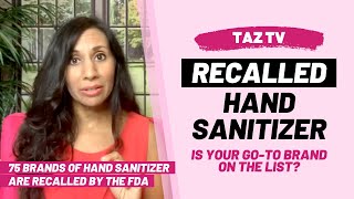 FDA Recalls Hand Sanitizer? | TAZTV