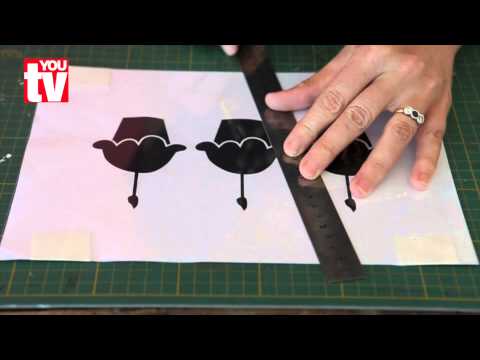 Tip: Make your own cake stencil Tip: Make your own cake stencil