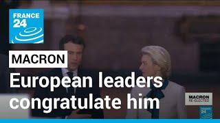 European leaders congratulate Macron on re-election • FRANCE 24 English