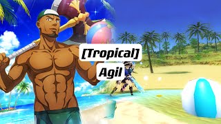 【SAOIF】[Tropical] Agil (Water | Blunt | All Foes | Awakening) Skill Animation