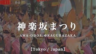 神楽坂まつり2023/AWA-ODORI/阿波踊り/KAGURAZAKA/JAPAN/