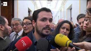 Garzón: "Está pareciendo más una campaña electoral que una sesión de investidura"