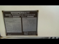 used multiquip mq power whisperwatt 110 kw standby diesel generator set stock 46941001