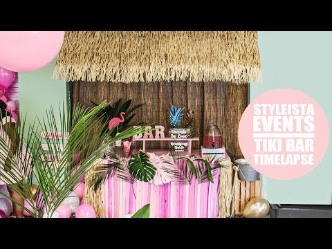 EVENT TIMELAPSE: HOW TO BUILD A TIKI BAR EVENT TIMELAPSE: HOW TO BUILD A TIKI BAR