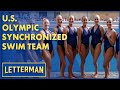 U.S. Olympic Synchronized Swim Team Performs On 53rd Street | Letterman