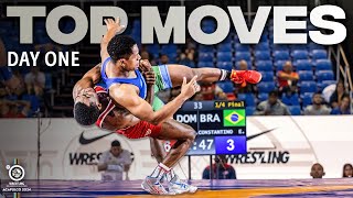 #FoursAndFives: Top Greco-Roman Moves | Day 1 | Pan-American OG Qualifier ’24