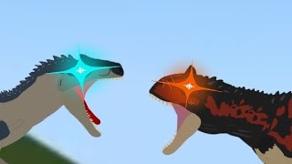 Carnotaurus VS Allosaurus | DC2 animation