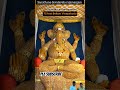 bellam vinayakudu 20 tons of bellam ganesh vinayakachavithi festival vizag temple god new