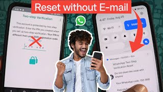 How to Reset Two Step Verification in WhatsApp without email | Two step verification forgot password