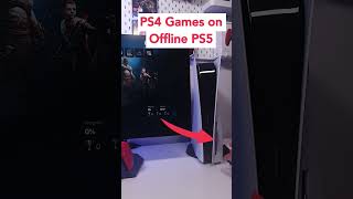 Will PS4 Games Work with an Offline PS5? 🤔 #shorts