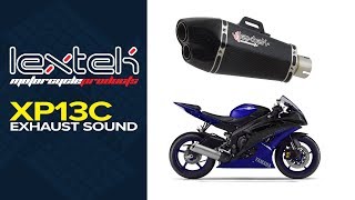 Lextek XP13C Exhaust Sound: Yamaha YZF R6 High Level (08-14)