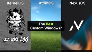 KernelOS vs AtomOS vs NexusOS : Which Lightweight OS is Better? (Full Comparison)