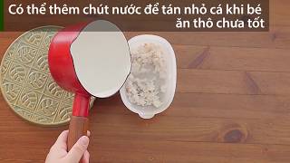 Hướng dẫn chế biến cá thịt theo ăn dặm kiểu Nhật | Mabu dinh dưỡng