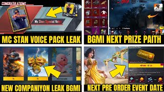 Godzilla Prize Path Full Leak \u0026 Release Date 🔥| Bgmi Mc Stan Voice Pack | 2 New Companion Coming