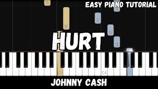 Johnny Cash - Hurt (Easy Piano Tutorial)