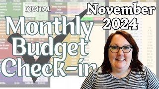 Monthly Budget Check-in $150,000 DEBT FREE JOURNEY November 2024