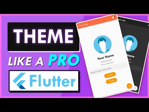 Crea un tema para tus aplicaciones Flutter como un modo oscuro de diseño de interfaz de usuario de Flutter PRO en Flutter