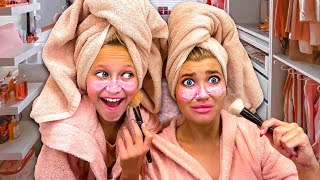I COPiED MY LITTLE SiSTERS SCHOOL NiGHT ROUTiNE!! *2021