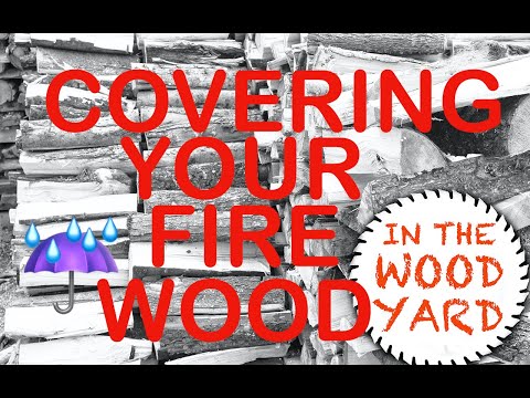Should I cover my firewood with a tarp?