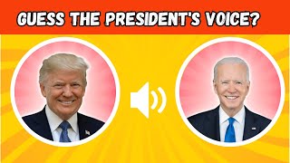 The voice belongs to which American president?