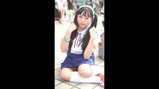 縦 C94 2 012【化物語 八九寺真宵】コミケ94 コミックマーケット94 コスプレ動画 Cosplay cosfit1 sub