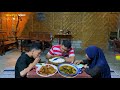 Ikan bumbu kuning, tempe goreng, super nikmat bikin nagih , makan bersama keluarga,masakan desa