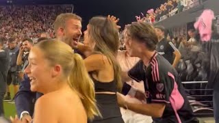 The Reaction of David Beckham & his Family to Messi’s Goal 🥺