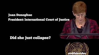 Joan Donoghue,President: International Court of Justice, what happened to her?       #unitednations