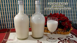 PONCHE CREMA LICOR NAVIDEÑO VENEZOLANO Sin Huevo Delicioso Solo 4 Ingredientes y Muy Fácil de Hacer