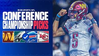 NFL Conference Championship Picks: Bills vs Chiefs, Commanders vs Eagles | AFC \u0026 NFC Predictions