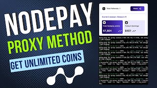 Get UNLIMITED Points in NODEPAY Using This Trick | Nodepay Proxy Script