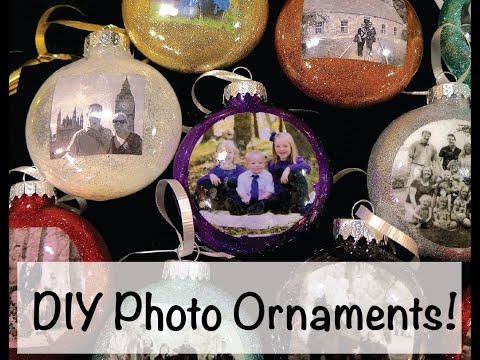 DIY: How to make Christmas Photo Ornaments DIY: How to make Christmas Photo Ornaments