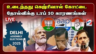 🔴 Delhi Election Result LIVE உடைந்தது கெஜ்ரிவால் கோட்டை - | Rahul | Modi | Arvind kejriwal